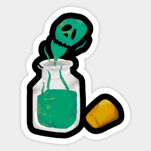 Witch Black Magic Potion Sticker